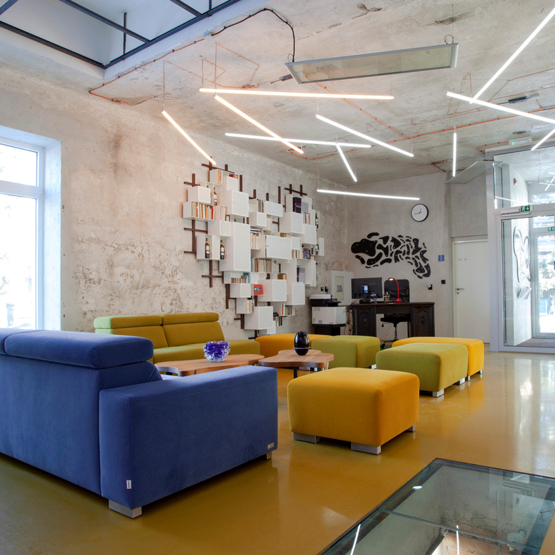 Co-working space for long-term accommodation